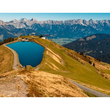 Lais Puzzle - Schöner Alpenblick mit Fernsicht auf einen See bei Leogang, Salzburg, Österreich - 1.000 Teile