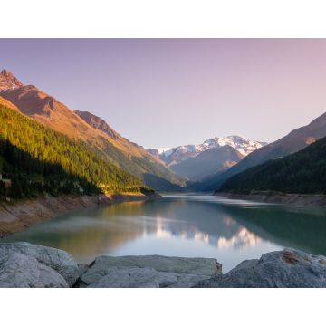 Lais Puzzle - Abend am herrlichen Gepatsch-Stausee im Kaunertal (Tirol, Österreich). In diesem Tal befindet sich eine der schönsten Bergstraßen, die Kaunertaler Gletscherstraße - 1.000 Teile