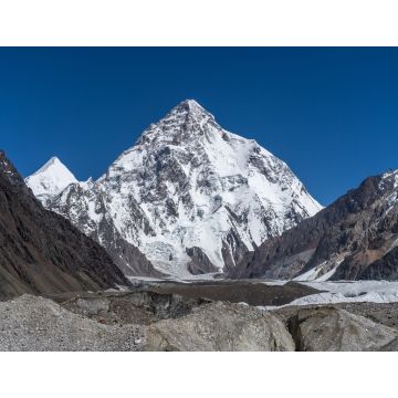 Lais Puzzle - K2 Berg, zweithöchster Berg der Welt im Karakorum Gebirge Blick vom Concordia Camp, K2 Basislager Trekking Route, Pakistan, Asien - 1.000 Teile