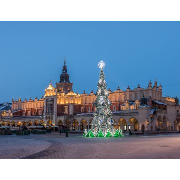 Lais Puzzle - Krakau, Polen, Tuchhalle (Sukiennice) und Hauptmarktplatz mit Weihnachtsbaum - 1.000 Teile