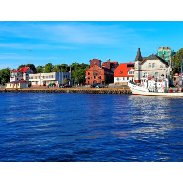 Lais Puzzle - Ustka, Pommern, Polen - Ustka Seehafen Peers und Schiffe und die Ostseeküste - 1.000 Teile