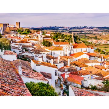 Lais Puzzle - Gemauerte Stadt Obidos in Portugal - 1.000 Teile