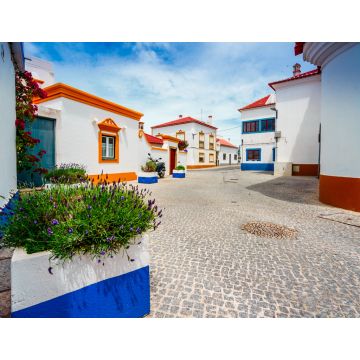 Lais Puzzle - Blick auf die Altstadt von Vila Nova de Milfontes, Portugal - 1.000 Teile