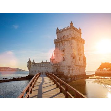 Lais Puzzle - Lissabon, Turm von Belem bei Sonnenuntergang am Ufer des Tejo - 1.000 Teile