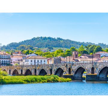 Lais Puzzle - Flussufer des Dorfes Ponte de Lima in Portugal - 1.000 Teile