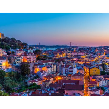 Lais Puzzle - Lissabon vom Aussichtspunkt Graca, Portugal - 1.000 Teile