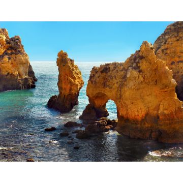 Lais Puzzle - Klippen an der Küste der Algarve in Faro Portugal - 1.000 Teile