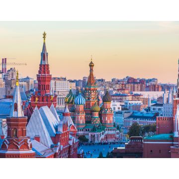 Lais Puzzle - Basilius-Kathedrale auf dem Roten Platz in Moskau, Basilius-Kathedrale berühmter Ort in Russland bei Sonnenuntergang im Herbst, Moskau, Russland - 1.000 Teile