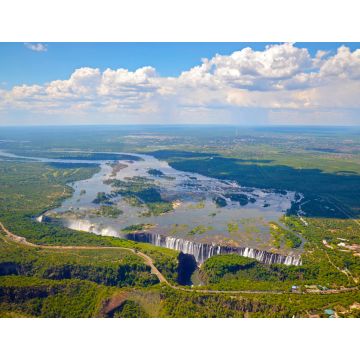 Lais Puzzle - Luftaufnahme der Victoriafälle, Sambia, Simbabwe, Afrika - 1.000 Teile
