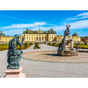 Lais Puzzle - Schloss Drottningholm von den königlichen Gärten in Schweden aus gesehen - 1.000 Teile