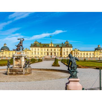 Lais Puzzle - Schloss Drottningholm von den königlichen Gärten aus gesehen in Schweden - 1.000 Teile
