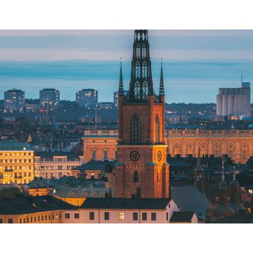 Lais Puzzle - Stockholm, Schweden. Blick auf die Skyline von Stockholm am Sommerabend - 1.000 Teile