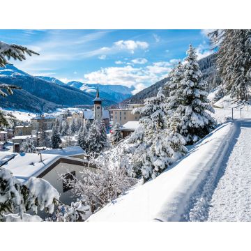 Lais Puzzle - Panorama-Wanderpass über Davos, Schweiz - 1.000 Teile