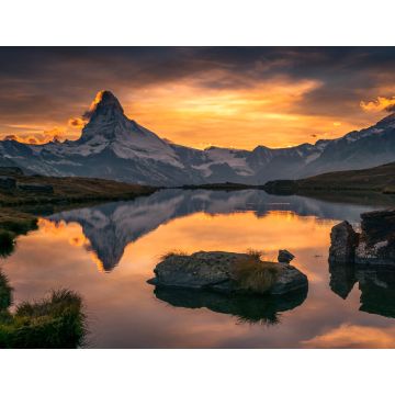 Lais Puzzle - Sonnenuntergang über dem Matterhorn, Zermatt, Schweiz - 1.000 Teile