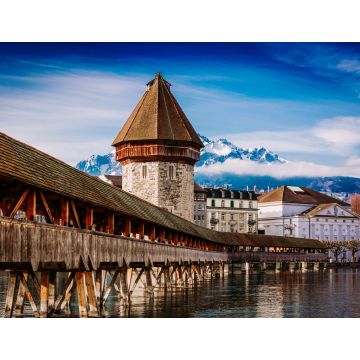 Lais Puzzle - Kapellbrucke und Wasserturm Wahrzeichen von Luzern, Schweiz - 1.000 Teile