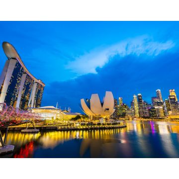 Lais Puzzle - Schöne Architektur Gebäude Wolkenkratzer um Marina Bay in Singapur Stadt - 1.000 Teile