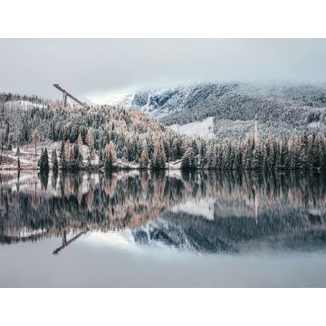 Lais Puzzle - Skisprungschanze in winterlicher Natur. Slowakei, Hohe Tatra, Strbske pleso - 1.000 Teile
