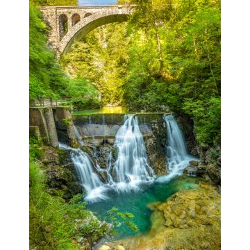 Lais Puzzle - Vintgar-Schlucht in Slowenien. Blick auf den Fluss Radovna und die Wasserfälle bei Bled, Slowenien - 1.000 Teile