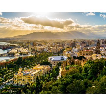 Lais Puzzle - Malaga mit Hafen, Rathaus und Kathedrale - 1.000 Teile