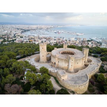 Lais Puzzle - Luftaufnahme der Burg Bellver - mittelalterliche Festung in Palma de Mallorca, Balearen, Spanien - 1.000 Teile