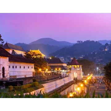 Lais Puzzle - Tempel der heiligen Zahnreliquie (Dalada Maligawa) bei Sonnenuntergang, Kandy, Sri Lanka - 1.000 Teile