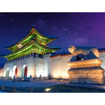 Lais Puzzle - Gyeongbokgung-Palast und Milchstraße in Seoul, Südkorea - 1.000 Teile