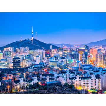 Lais Puzzle - Stadtbild von Seoul in der Dämmerung in Südkorea - 1.000 Teile