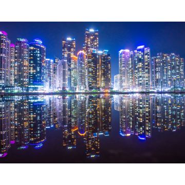 Lais Puzzle - Busan Stadt bei Nacht Südkorea - 1.000 Teile