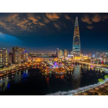 Lais Puzzle - Nächtliches Stadtbild von Seoul - 1.000 Teile