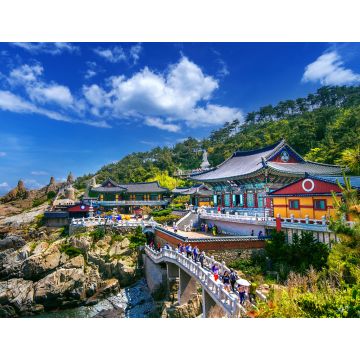 Lais Puzzle - Haedong Yonggungsa-Tempel und Haeundae-See in Busan, Südkorea - 1.000 Teile