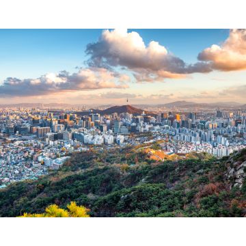 Lais Puzzle - Blick auf die Stadt Seoul im Herbst in Südkorea - 1.000 Teile