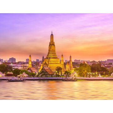 Lais Puzzle - Schöner Blick auf den Wat Arun-Tempel bei Sonnenuntergang in Bangkok, Thailand - 1.000 Teile