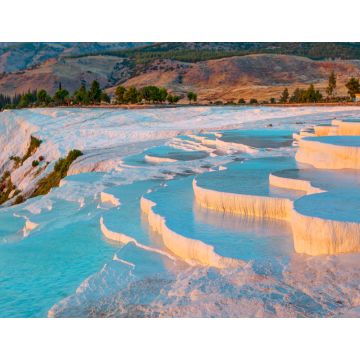 Lais Puzzle - Natürliche Travertinbecken und Terrassen in Pamukkale. Die Baumwollburg im Südwesten der Türkei - 1.000 Teile