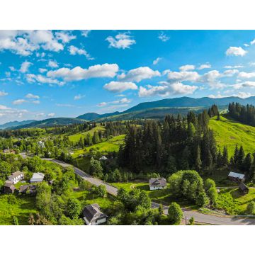 Lais Puzzle - Mächtige Berge in der Ukraine. Sommer Chornohora Bergkamm Blick von Vesnjarka Plateau, Karpaten, Ukraine - 1.000 Teile