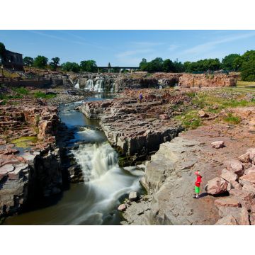Lais Puzzle - Ansichten von Falls Park, Sioux Falls, South Dakota - 1.000 Teile