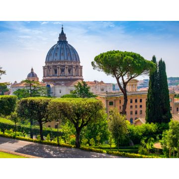 Lais Puzzle - Rom, Vatikanstadt, Italien - Panoramablick auf den Petersdom - Basilica di San Pietro in Vaticano - Hauptkuppel von Michelangelo Buonarotti, gesehen von den Vatikanischen Gärten im Vatikanstaat - 1.000 Teile