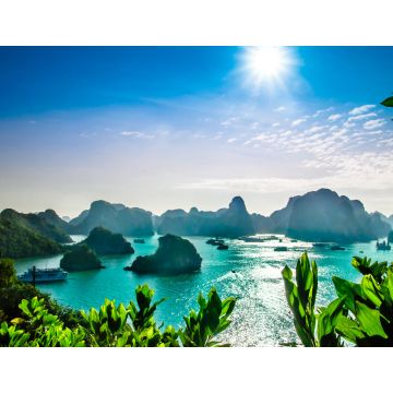 Lais Puzzle - Blick auf die Karstlandschaft an der Halong-Bucht in Vietnam - 1.000 Teile