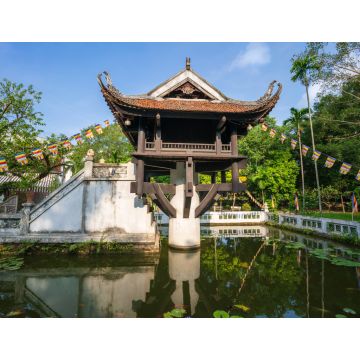 Lais Puzzle - Eine-Säulen-Pagode, oft als Symbol für Hanoi verwendet, in Hanoi, Vietnam - 1.000 Teile