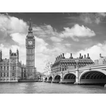Lais Puzzle - Big Ben und Parlament, London in schwarz weiß - 1.000 Teile