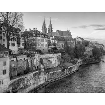 Lais Puzzle - Basel in schwarz weiß - 1.000 Teile