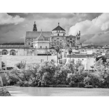 Lais Puzzle - Cordoba, Andalusien, Spanien in schwarz weiß - 1.000 Teile