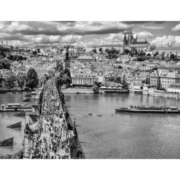 Lais Puzzle - Prag, Karlsbrücke in schwarz weiß - 1.000 Teile