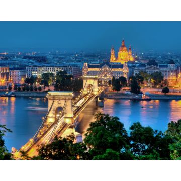 Lais Puzzle - Budapest Kettenbrücke und St. Stephansbasilika - 1.000 Teile