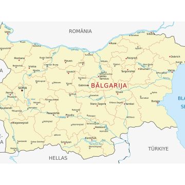 Lais Puzzle - Karte Bulgarien - 1.000 Teile