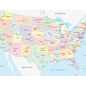 Lais Puzzle - USA Karte - 1.000 Teile