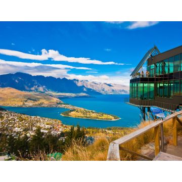 Lais Puzzle - Stadtbild von Queenstown mit dem Wakatipu-See von oben, Neuseeland - 1.000 Teile