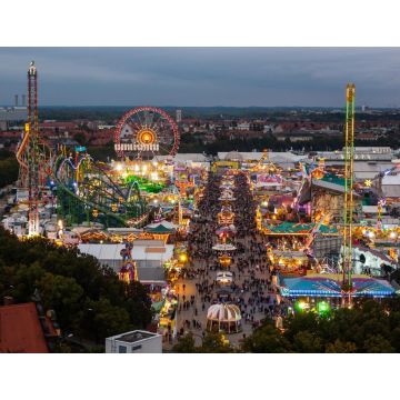 Lais Puzzle - Blick auf das Oktoberfest in München bei Nacht - 1.000 Teile