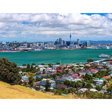 Lais Puzzle - Auckland City Downtown vom Borough of Devonport Peak aus - 1.000 Teile