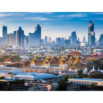 Lais Puzzle - Sonnenaufgang mit Grand Palace in Bangkok, Thailand - 1.000 Teile