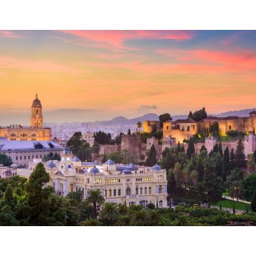 Lais Puzzle - Malaga, Spanien Skyline der Altstadt - 1.000 Teile